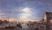 GUARDI, Francesco The Giudecca Canal with the Zattere dgh USA oil painting artist